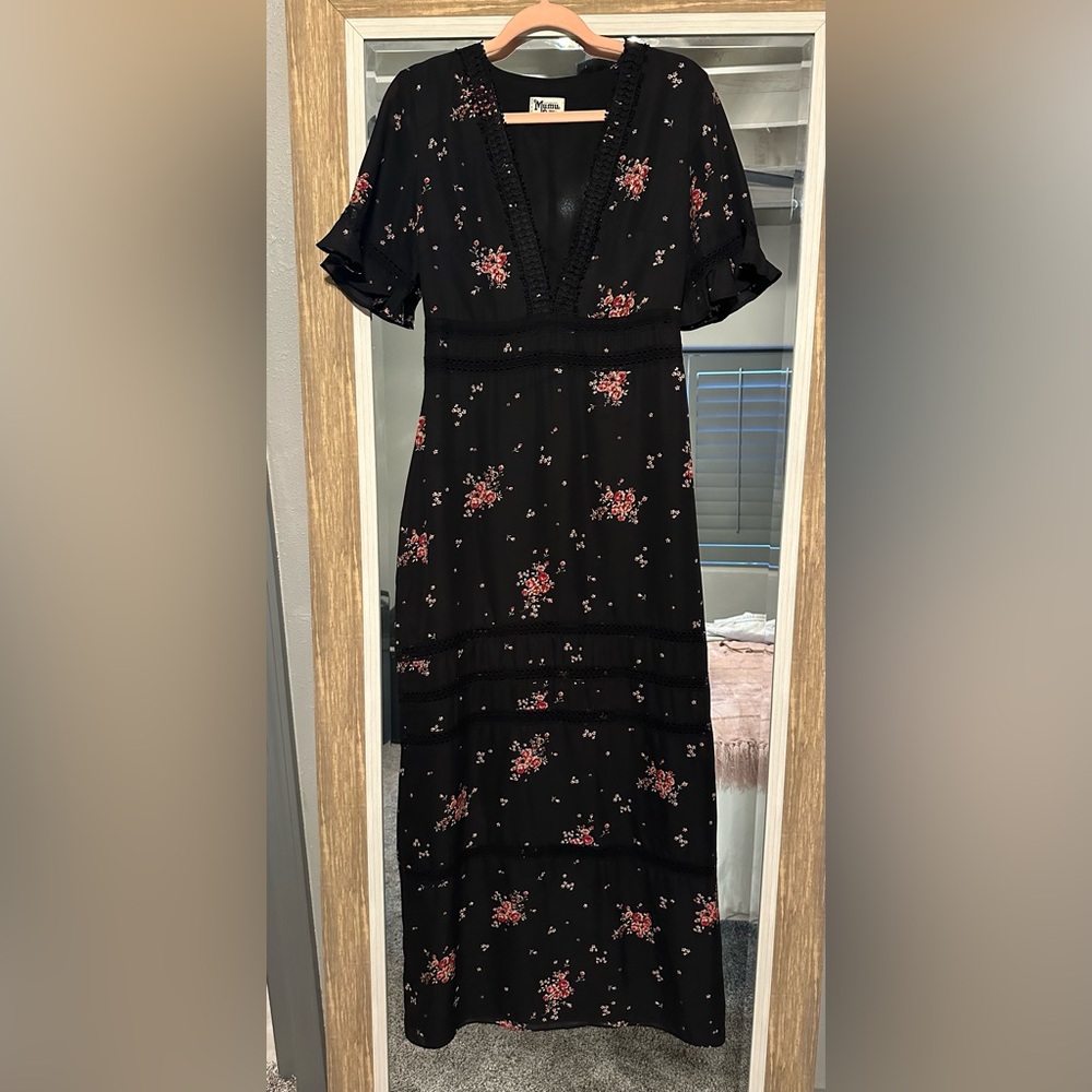 Show Me Your MuMu Black Maxi Dresss
